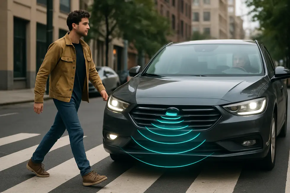 Modern vehicles equipped with Advanced Driver Assistance Systems (ADAS) enhance safety during traffic accidents.